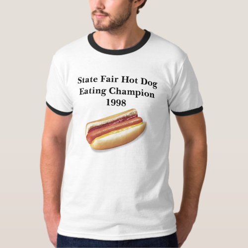 Hot Dog Eating Champion T_Shirt