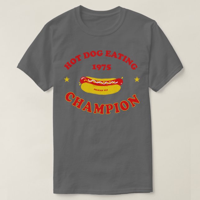 Hot Dog Eating Champion T-Shirt (Design Front)