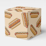 Hot dog favor boxes
