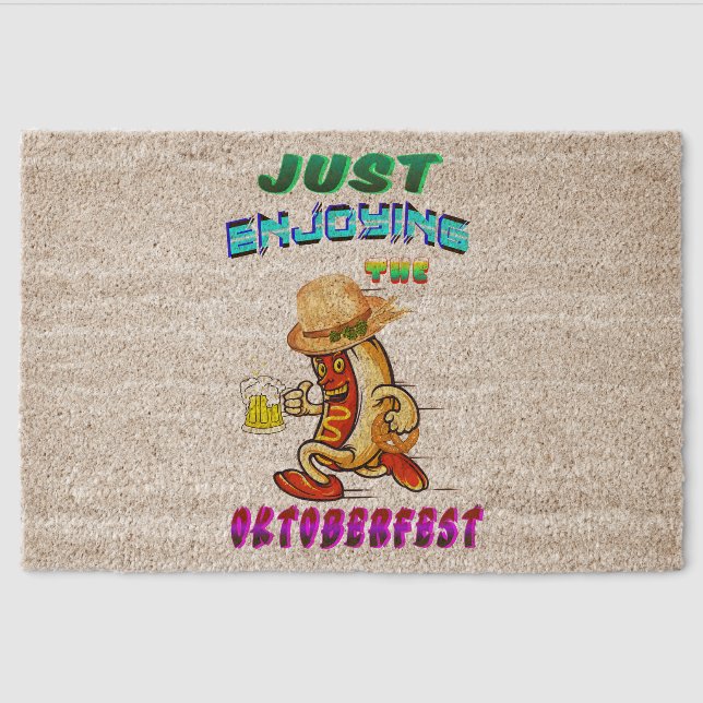 Hot dog fiber doormat (Front)