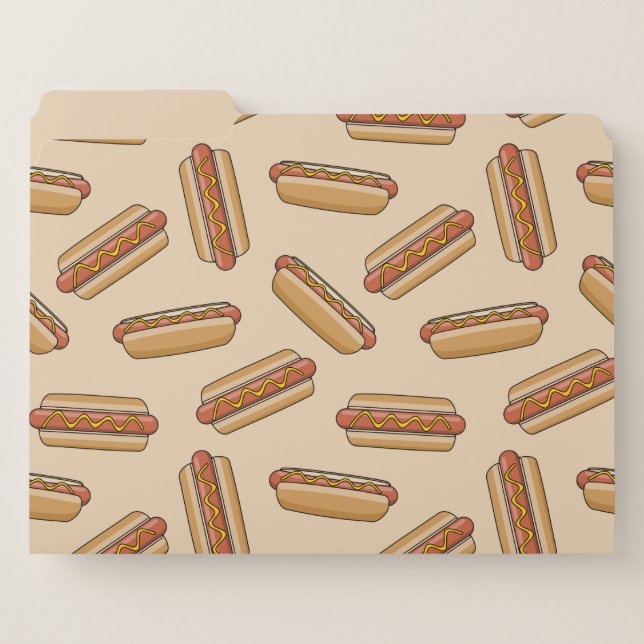 Hot dog file folder (Front Left)