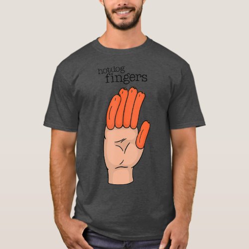 Hot Dog Fingers T_Shirt