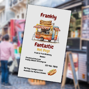 Hot Dog Food Truck Business Card