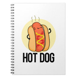 Hot Dog Funny Snack Pun Notebook