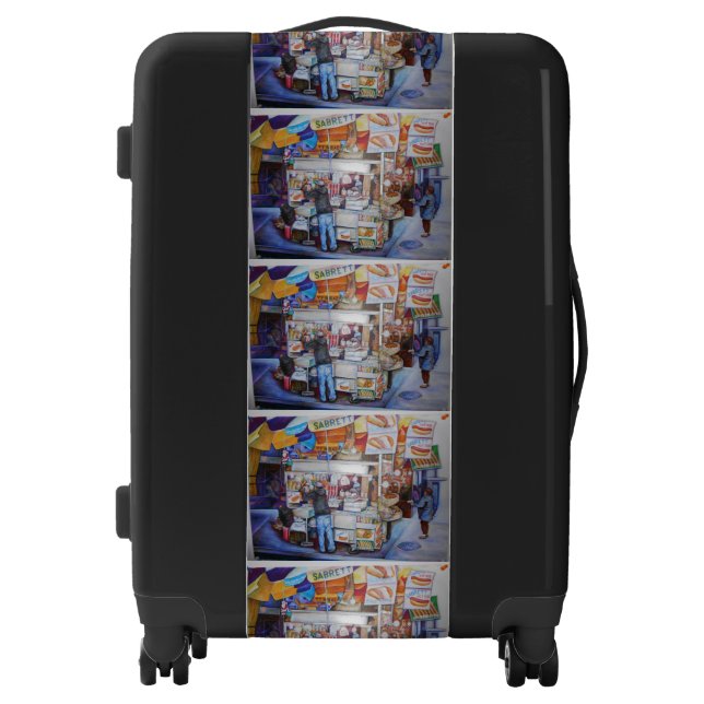 Hot Dog God Luggage (Front)