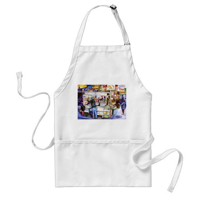 Hot Dog God, New York Adult Apron (Front)