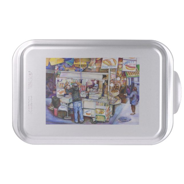 Hot Dog God, New York Cake Pan (Front)