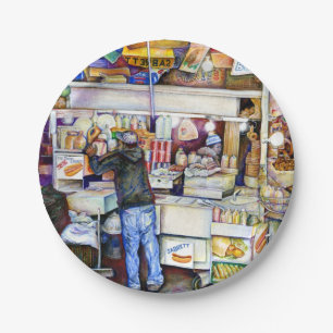 Hot Dog God, New York City Paper Plates