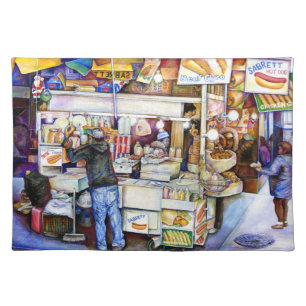Hot Dog God, New York City Placemat