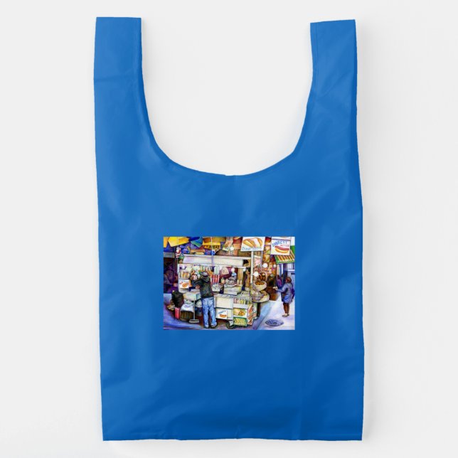 Hot Dog God, New York City Reusable Bag (Back)