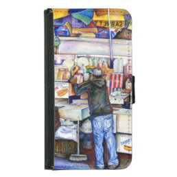 Hot Dog God, New York City Samsung Galaxy S5 Wallet Case