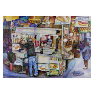 Hot Dog God, New York Cutting Board