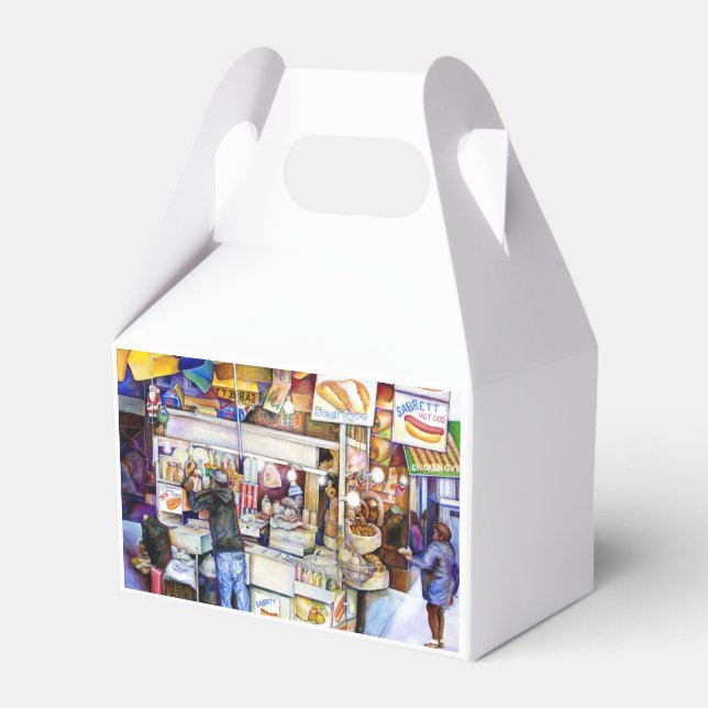 Hot Dog God, New York Favor Boxes (Front Side)