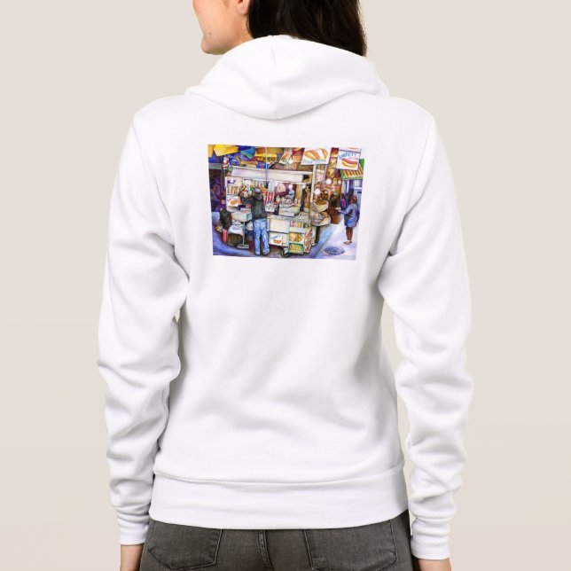 Hot Dog God, New York Hoodie (Back)
