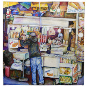 Hot Dog God, New York Napkin