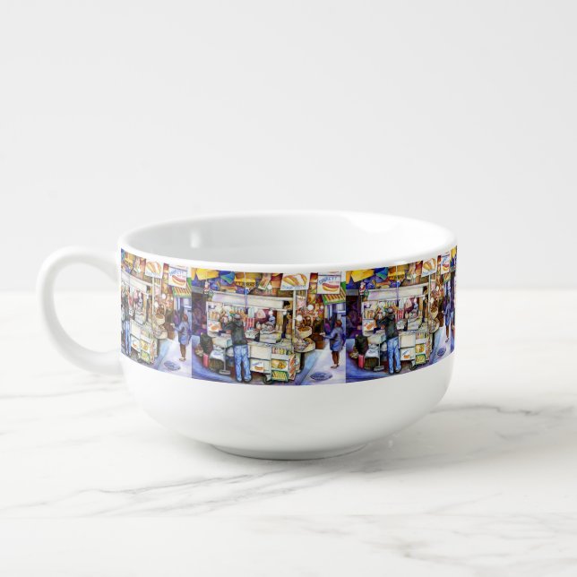 Hot Dog God, New York Soup Mug (Right)