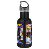 Hot Dog God, New York Stainless Steel Water Bottle (Back)