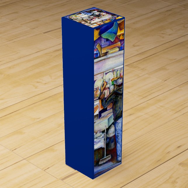 Hot Dog God, New York Wine Box (Back)