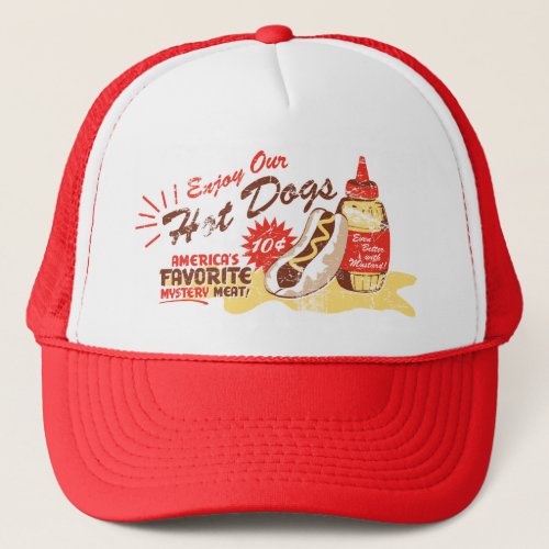 Hot Dog hat red