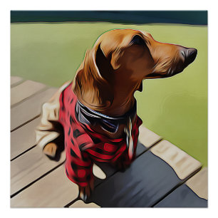 Hot Dog Hot Owner Poster