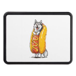Hot Dog Husky � Funny Food Costume Hitch Cover