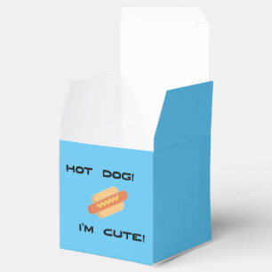 Hot Dog I'm Cute Favor Boxes