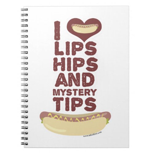 Hot Dog Ingredient Love Funny Slogan Art Notebook