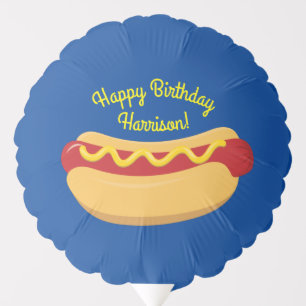 Hot Dog Kids Birthday Party Cook Out Cute Balloon