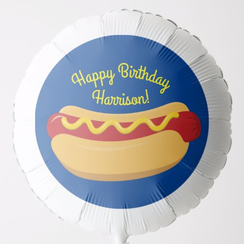 Hot Dog Kids Birthday Party Cook Out Cute Balloon