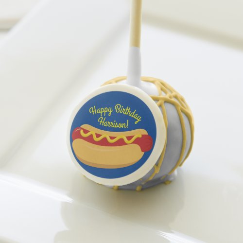 Hot Dog Kids Birthday Party Cook Out Cute Cake Pops