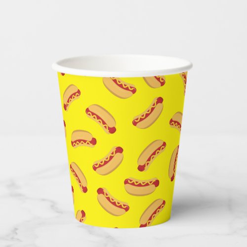 Hot Dog Kids Birthday Party Cook Out Cute  Paper C Paper Cups