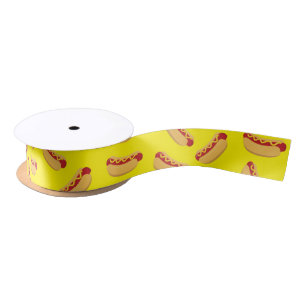 Hot Dog Kids Birthday Party Cook Out Cute Satin Ribbon