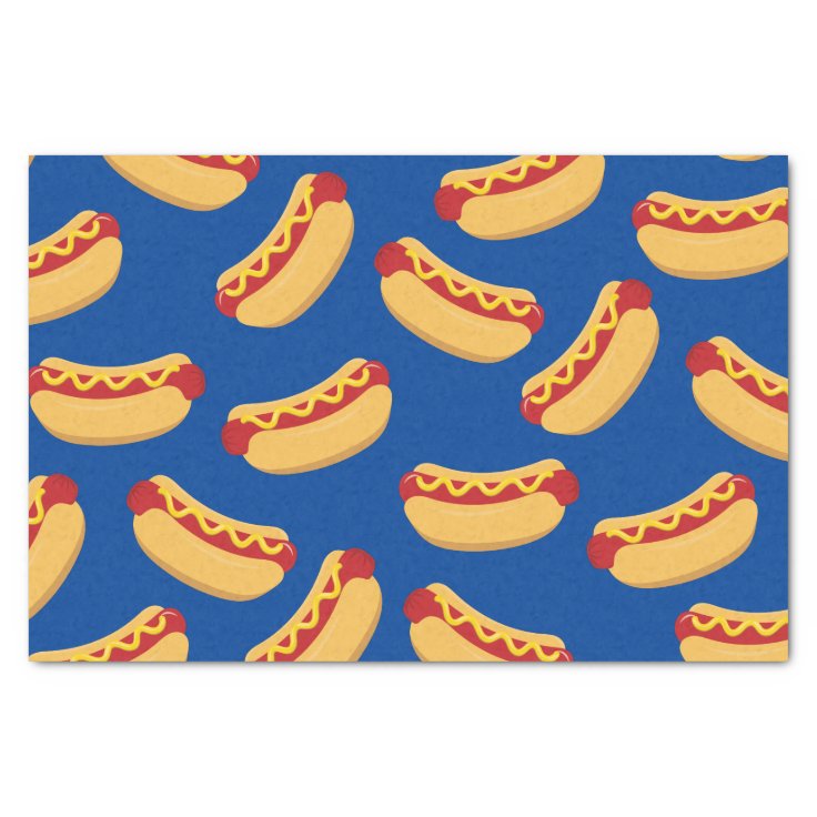 Hot Dog Kids Birthday Party Cook Out Cute Tissue Paper | Zazzle