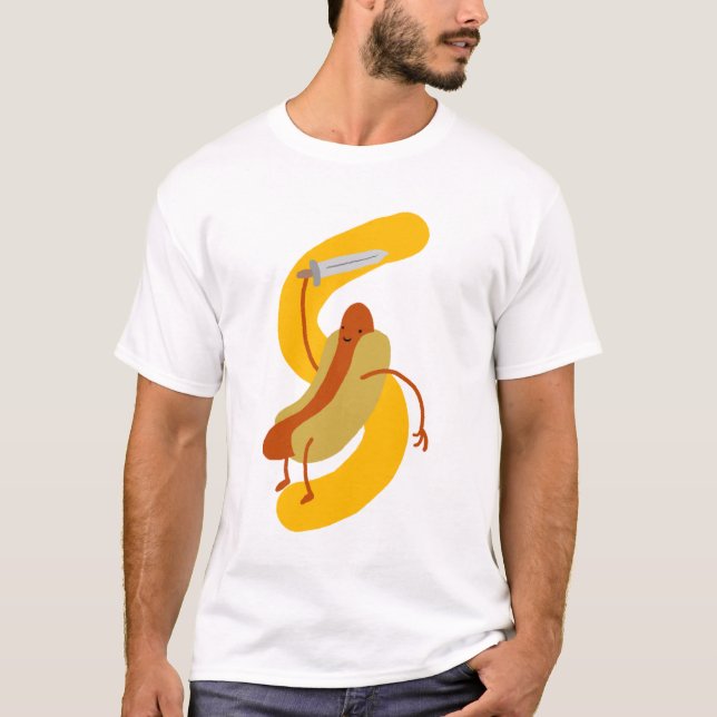 Hot Dog Knight T-Shirt (Front)