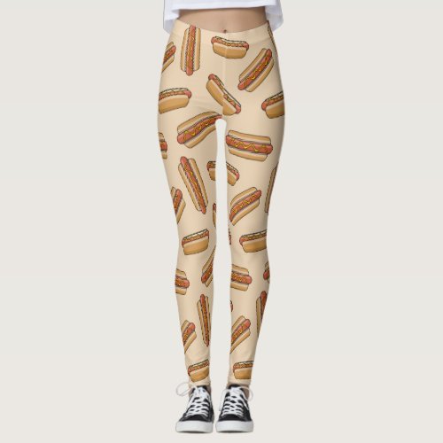 Hot dog leggings