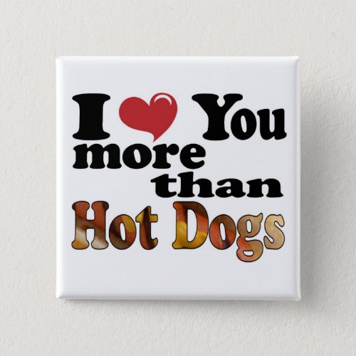 Hot Dog Love Button