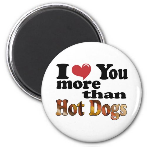 Hot Dog Love Magnet