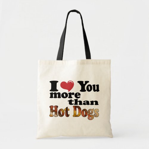 Hot Dog Love Tote Bag