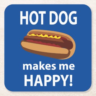 Hot Dog Makes Me Happy Hot Dog 