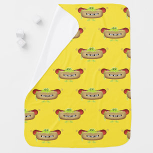 HOT DOG MAN BABY BLANKET