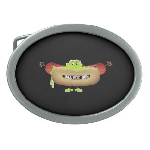 HOT DOG MAN BELT BUCKLE