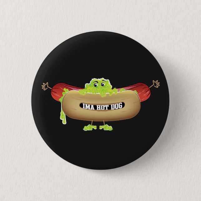 HOT DOG MAN BUTTON (Front)