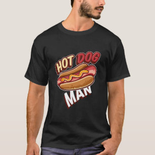 Worn Free Hot Dog T-Shirt. Spanish Hot Dog Tee. Mystery Sausage T-Shirt. X-Large / Gray / Mens