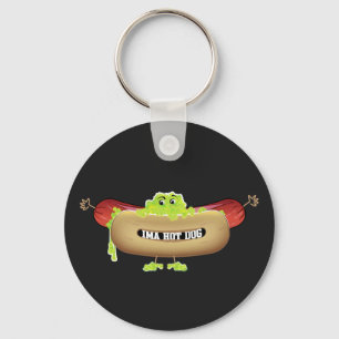 HOT DOG MAN KEYCHAIN