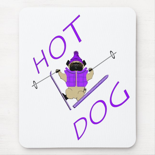 Hot Dog Mouse Pad (Front)