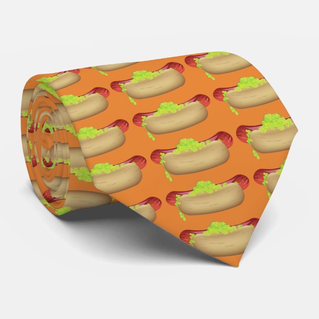 Hot Dog Neck Tie (Rolled)