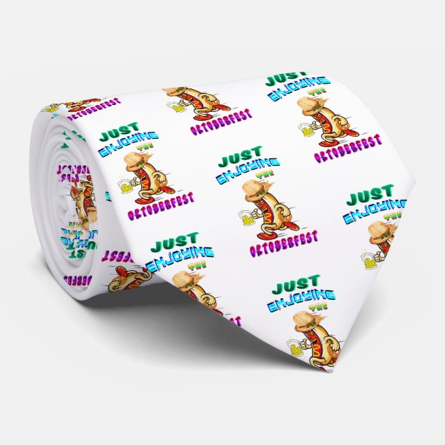 Hot dog neck tie (Rolled)
