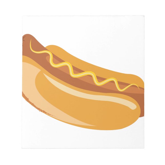 Hot Dog Notepad (Front)