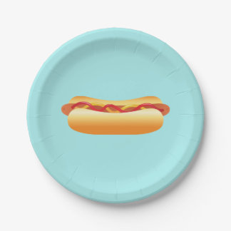 Hot Dog Plates | Zazzle