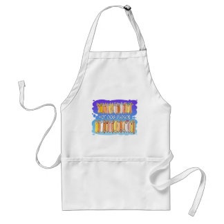 Hot Dog Parade with blue background Adult Apron